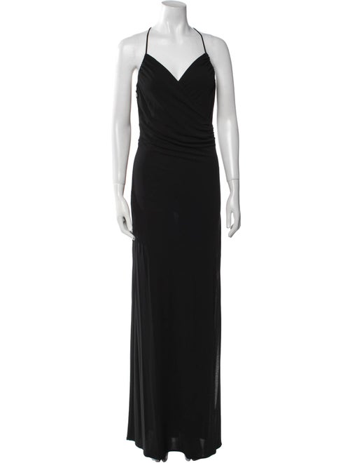 Versus Versace Cowl Neck Long Dress