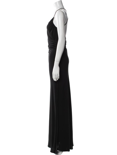 Versus Versace Cowl Neck Long Dress