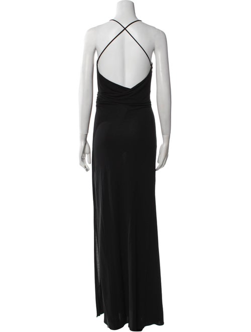 Versus Versace Cowl Neck Long Dress