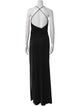 Versus Versace Cowl Neck Long Dress