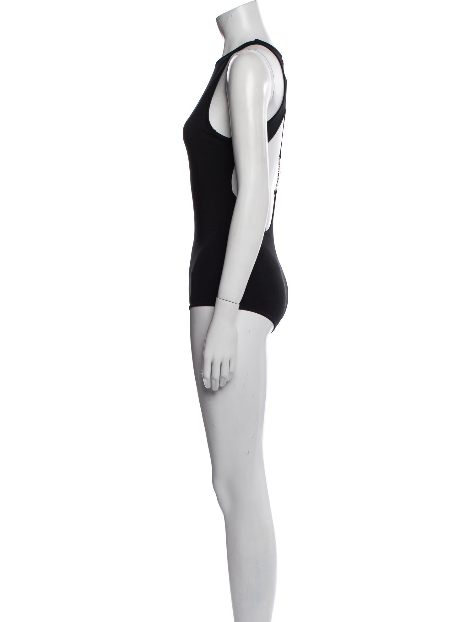 Versus Versace Crew Neck Sleeveless Bodysuit