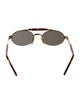 Versus Versace Aviator Tinted Sunglasses