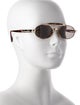 Versus Versace Aviator Tinted Sunglasses