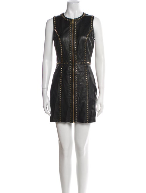 Versus Versace Leather Mini Dress