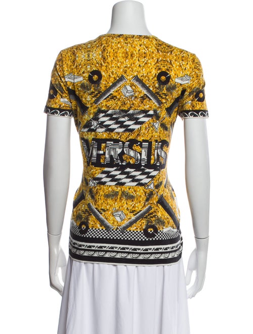 Versus Versace Paisley Print Crew Neck T-Shirt
