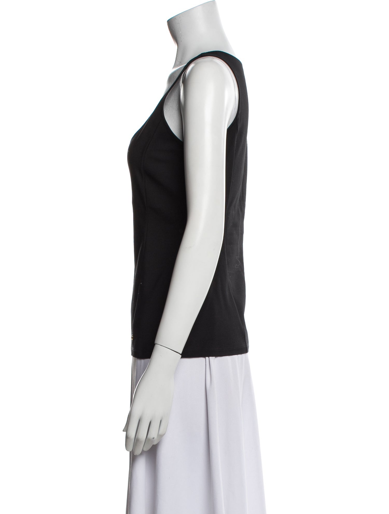 Versus Versace Scoop Neck Sleeveless Top