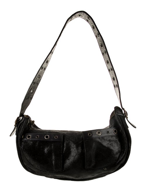 Versus Versace Suede Shoulder Bag