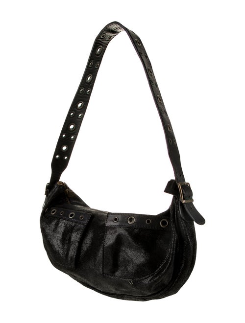 Versus Versace Suede Shoulder Bag