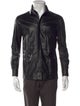 Versus Versace Leather Long Sleeve Shirt