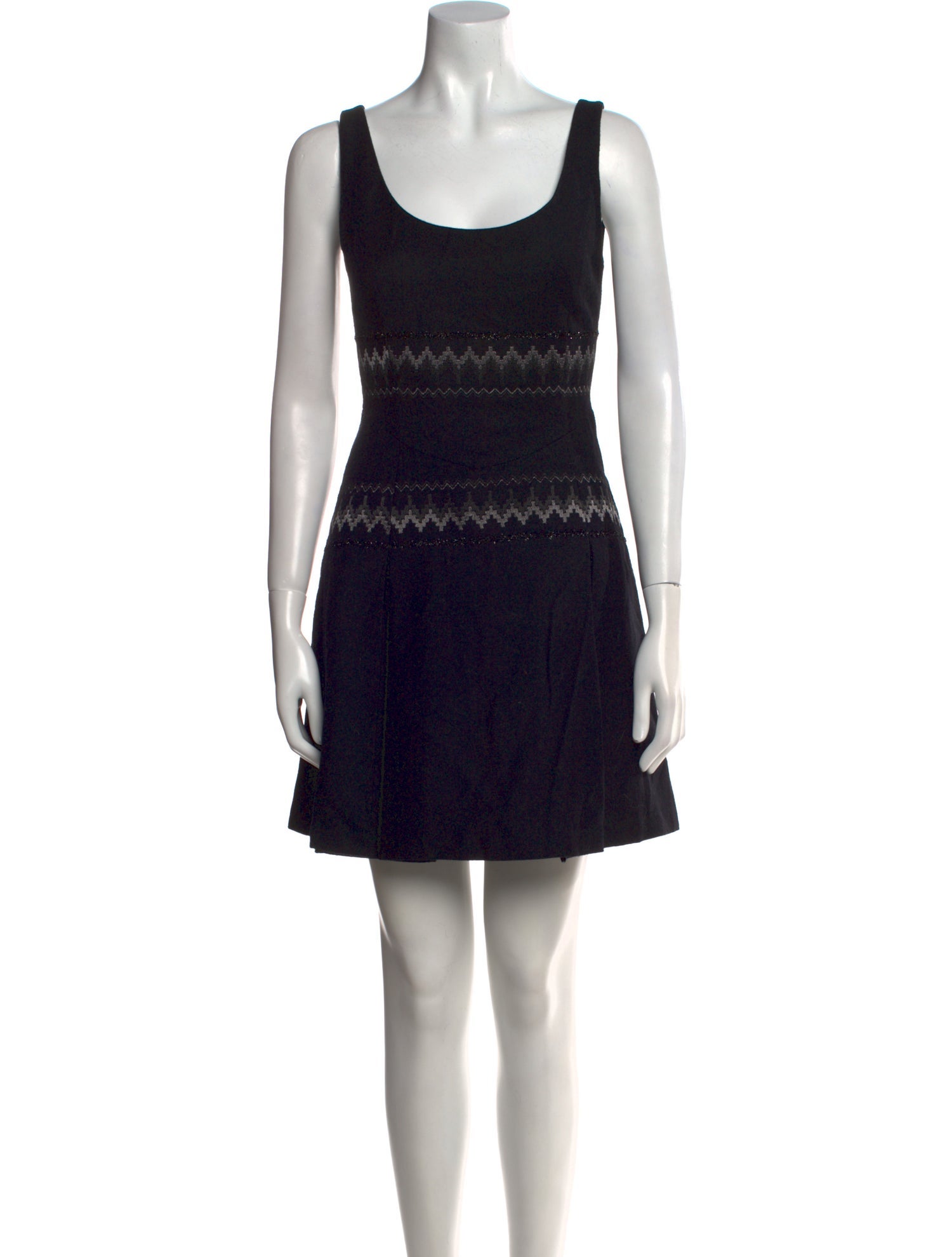 Versus Versace Virgin Wool Mini Dress