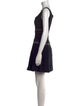 Versus Versace Virgin Wool Mini Dress