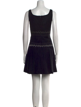 Versus Versace Virgin Wool Mini Dress