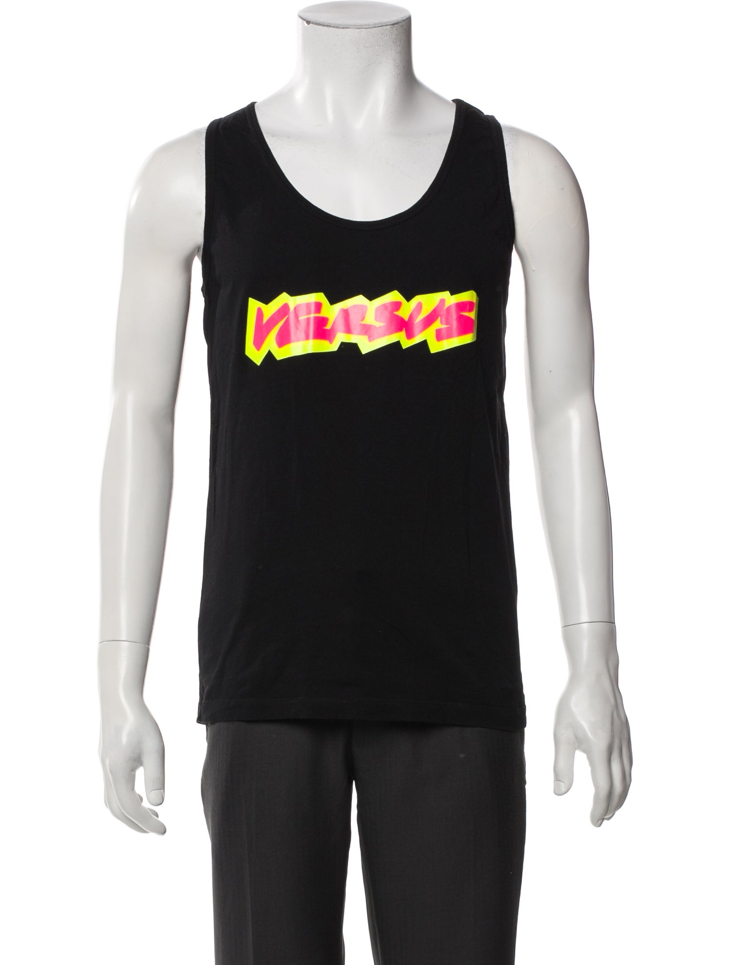 Versus Versace Graphic Print Scoop Neck T-Shirt