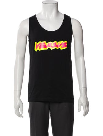 Versus Versace Graphic Print Scoop Neck T-Shirt