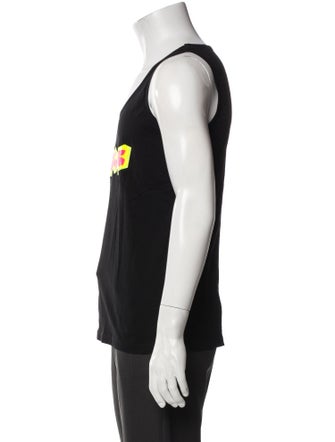 Versus Versace Graphic Print Scoop Neck T-Shirt