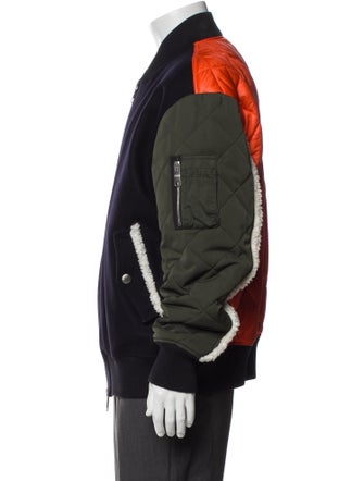 Versus Versace Virgin Wool Bomber Jacket