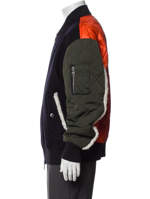 Versus Versace Virgin Wool Bomber Jacket