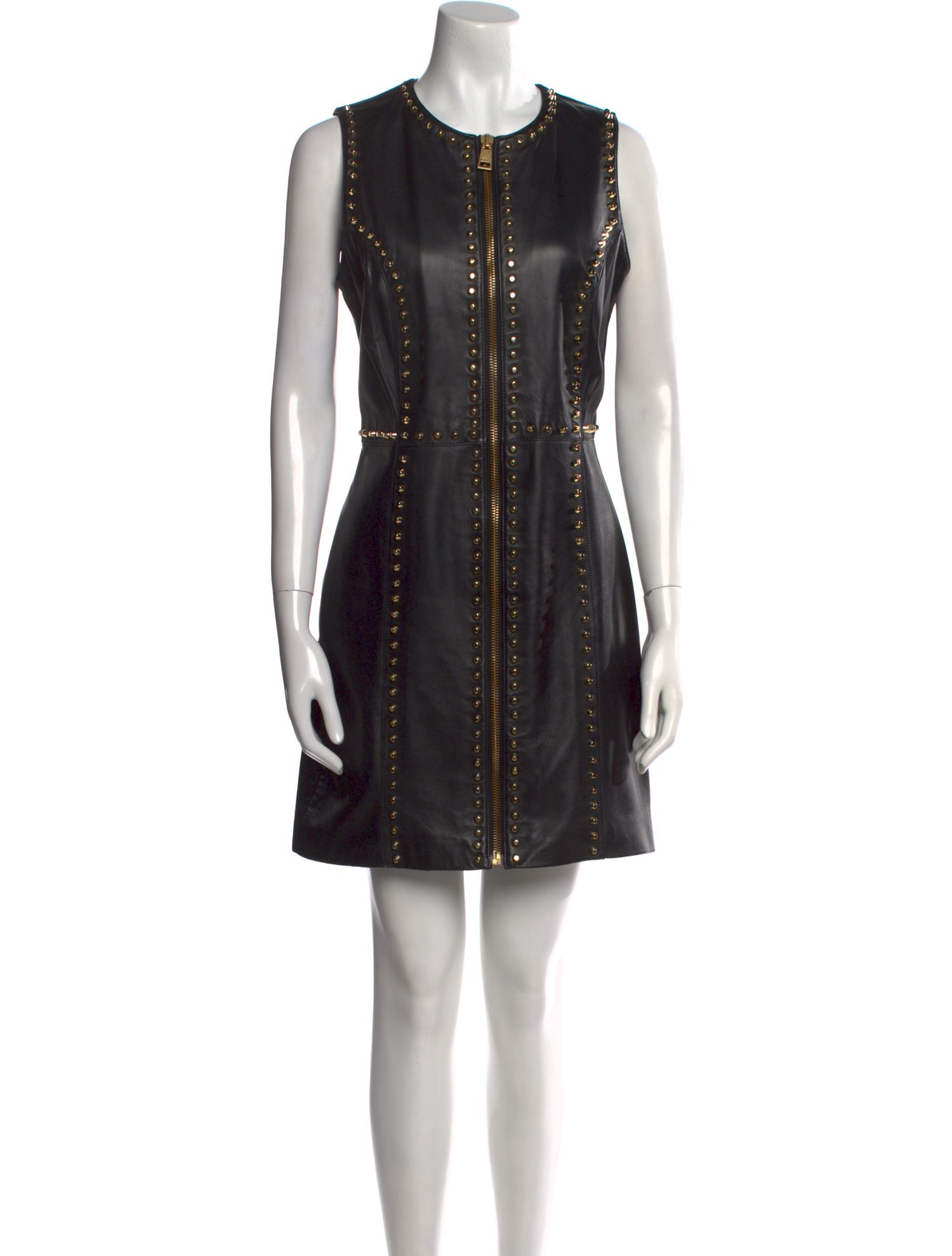 Versus Versace Leather Mini Dress