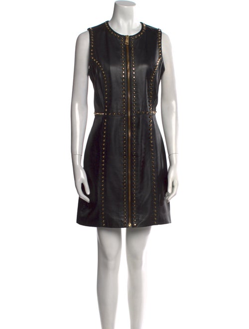 Versus Versace Leather Mini Dress
