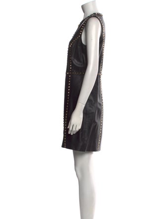 Versus Versace Leather Mini Dress