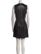 Versus Versace Leather Mini Dress