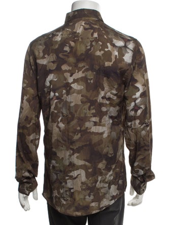 Versus Versace Printed Long Sleeve Shirt