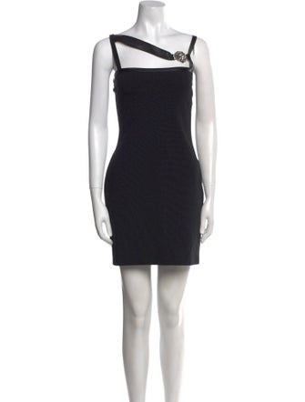 Versus Versace One-Shoulder Mini Dress