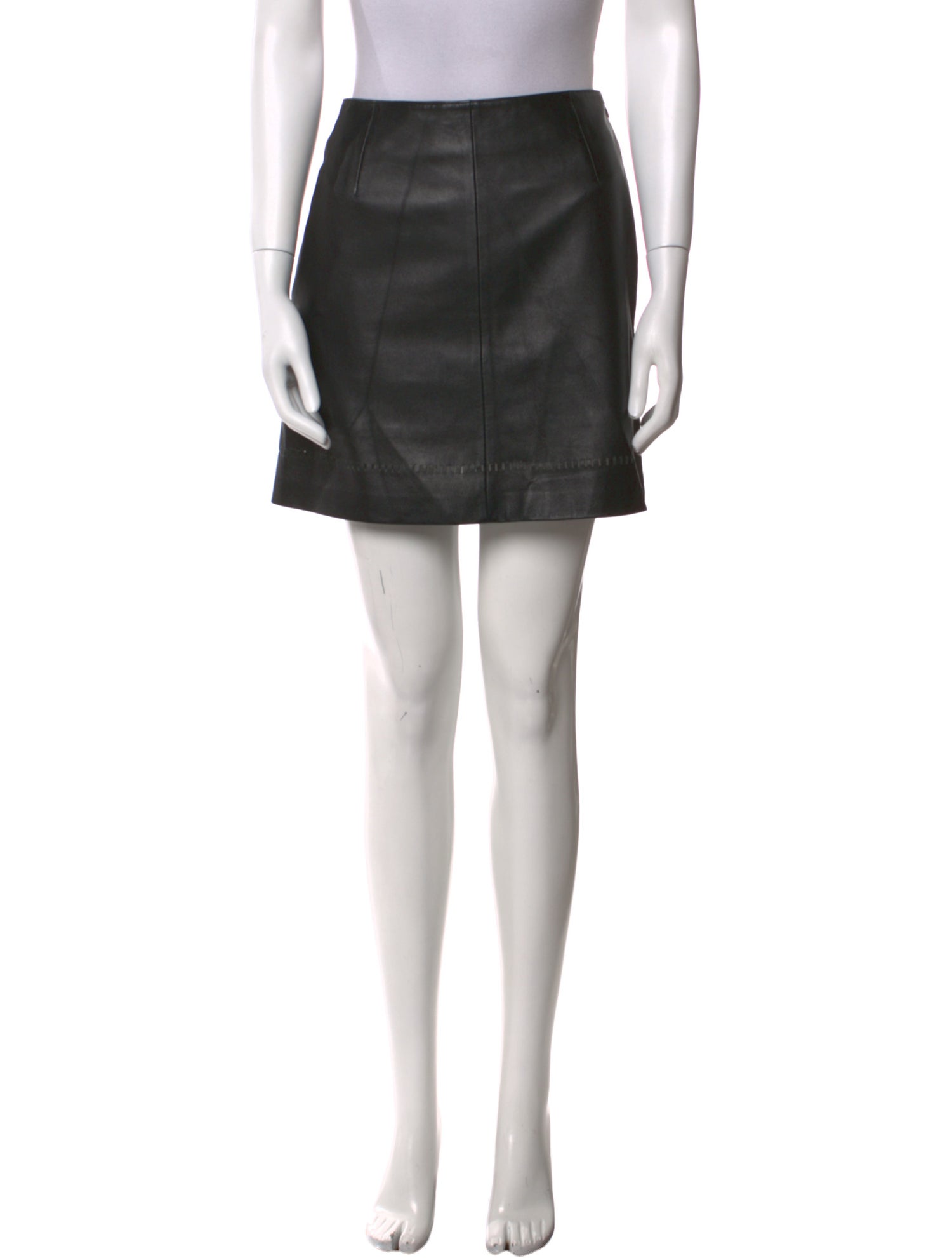 Versus Versace Leather Mini Skirt