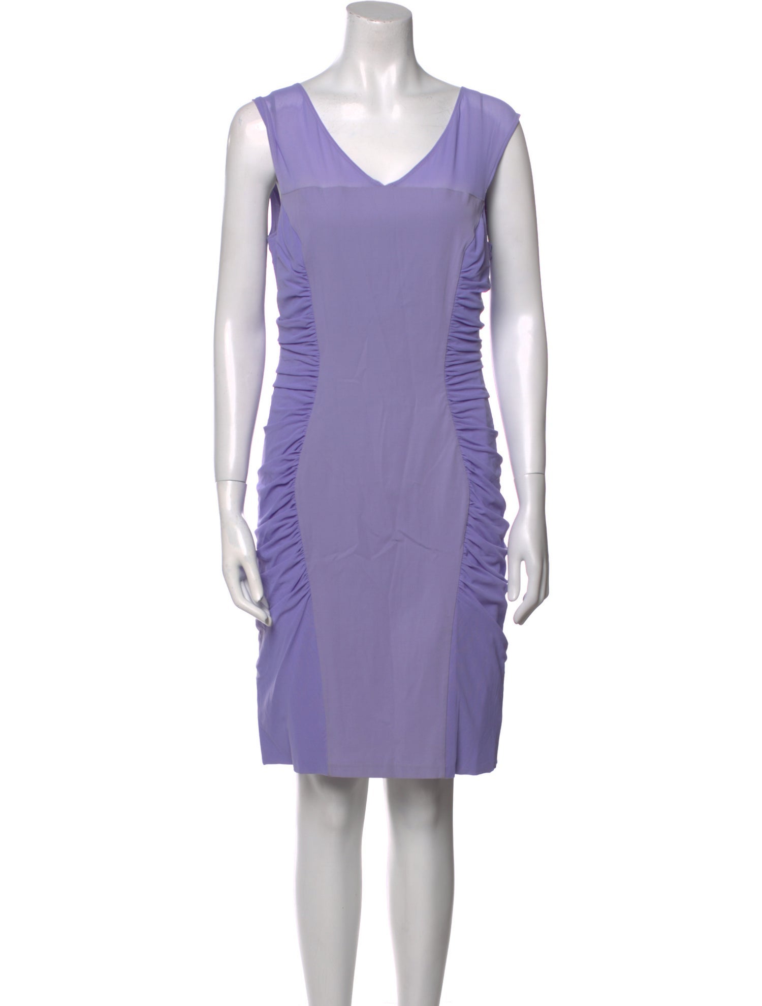 Versus Versace V-Neck Knee-Length Dress