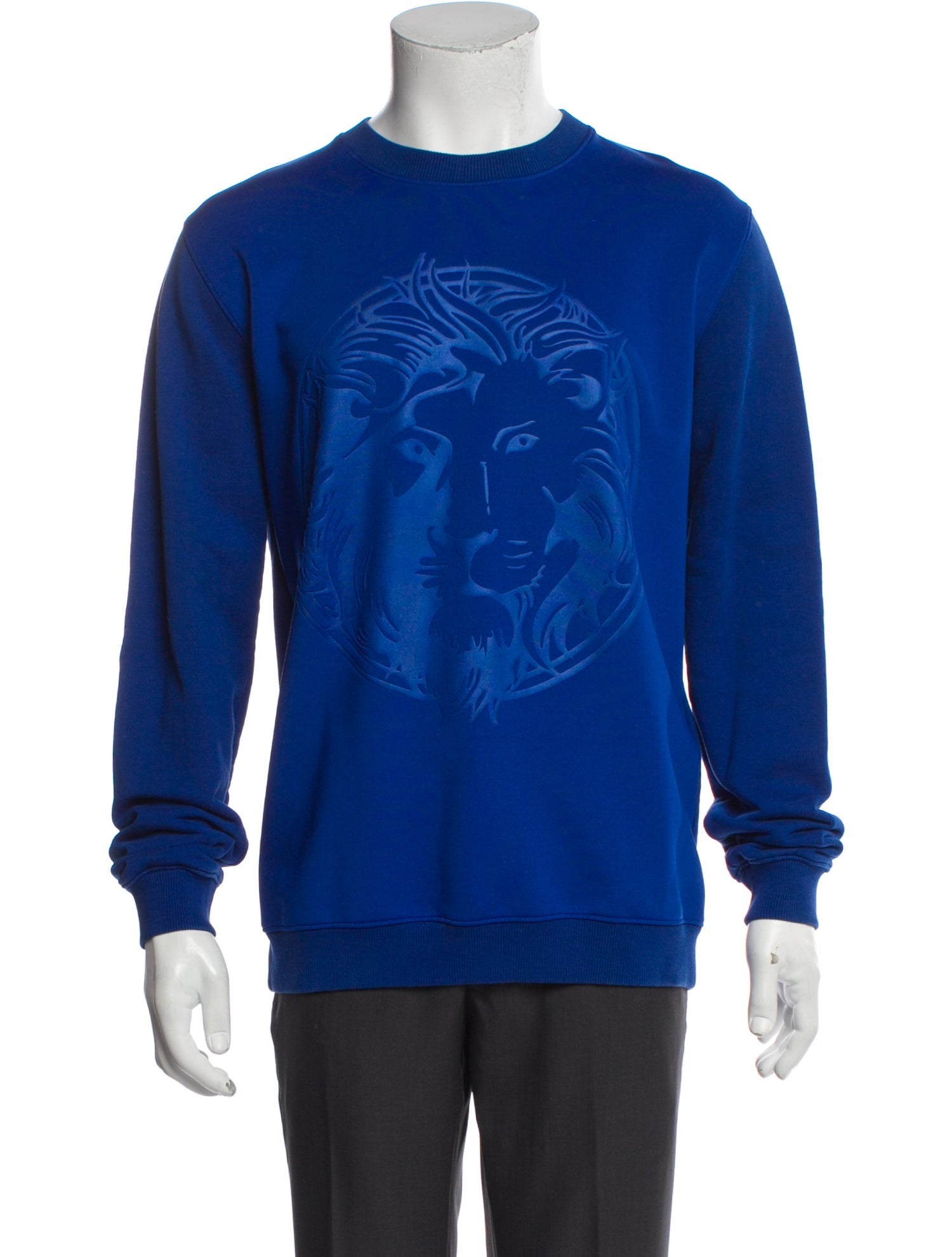 Versus Versace Graphic Print Crew Neck Sweatshirt