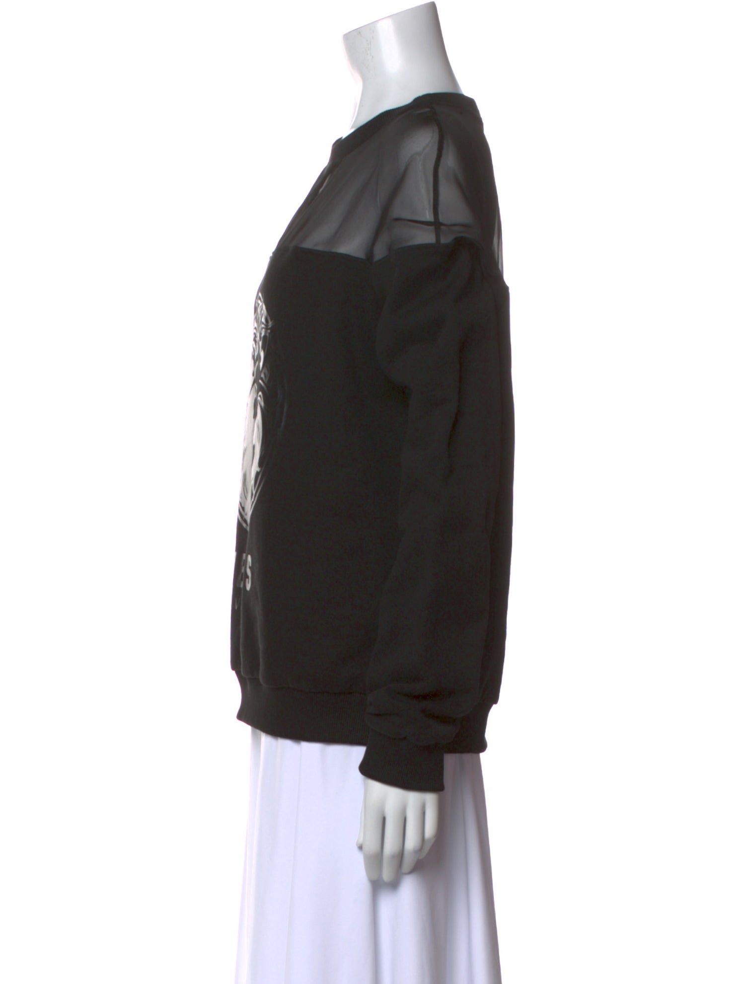 Versus Versace Graphic Print Crew Neck Sweatshirt