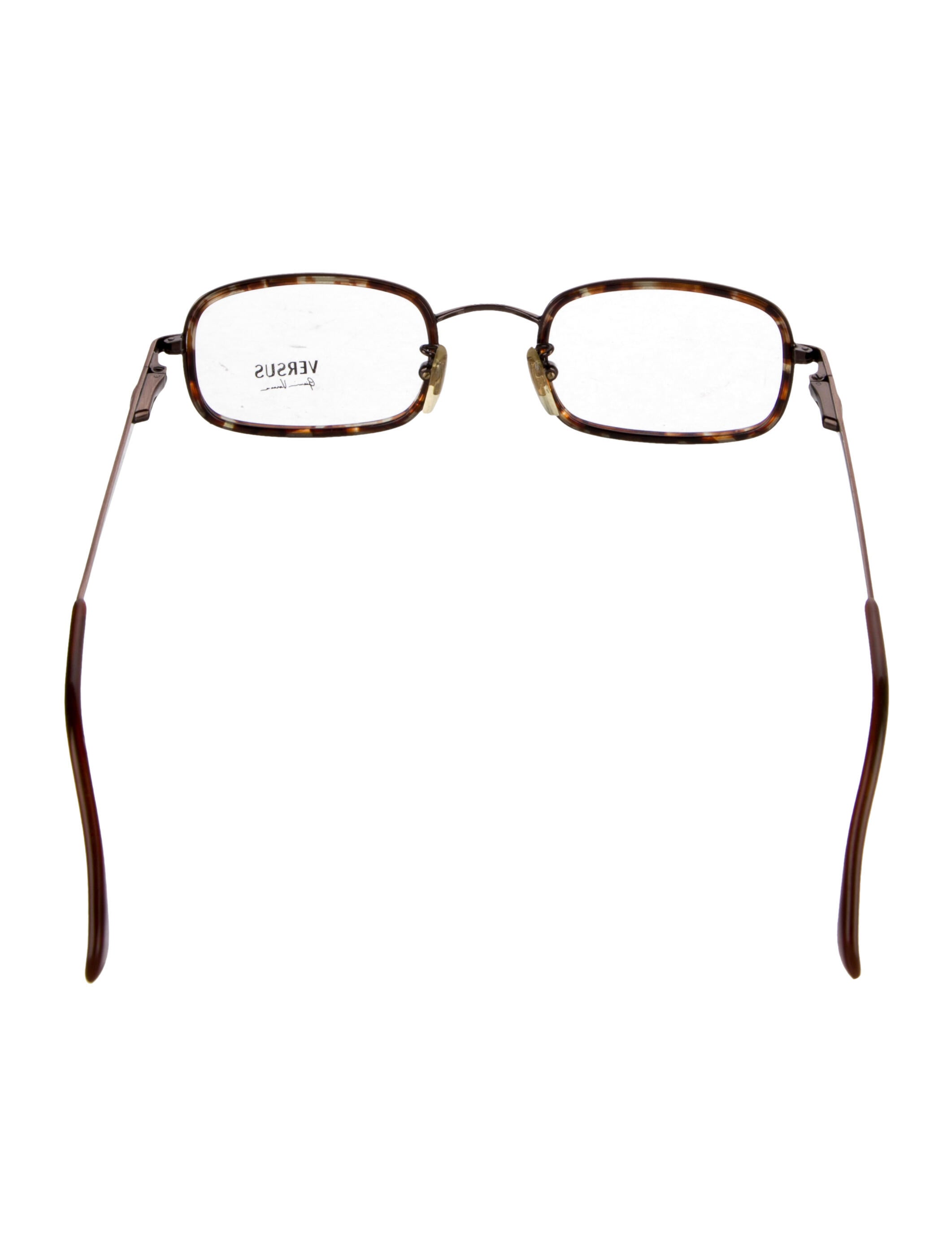 Versus Versace Tinted Round Square Eyeglasses