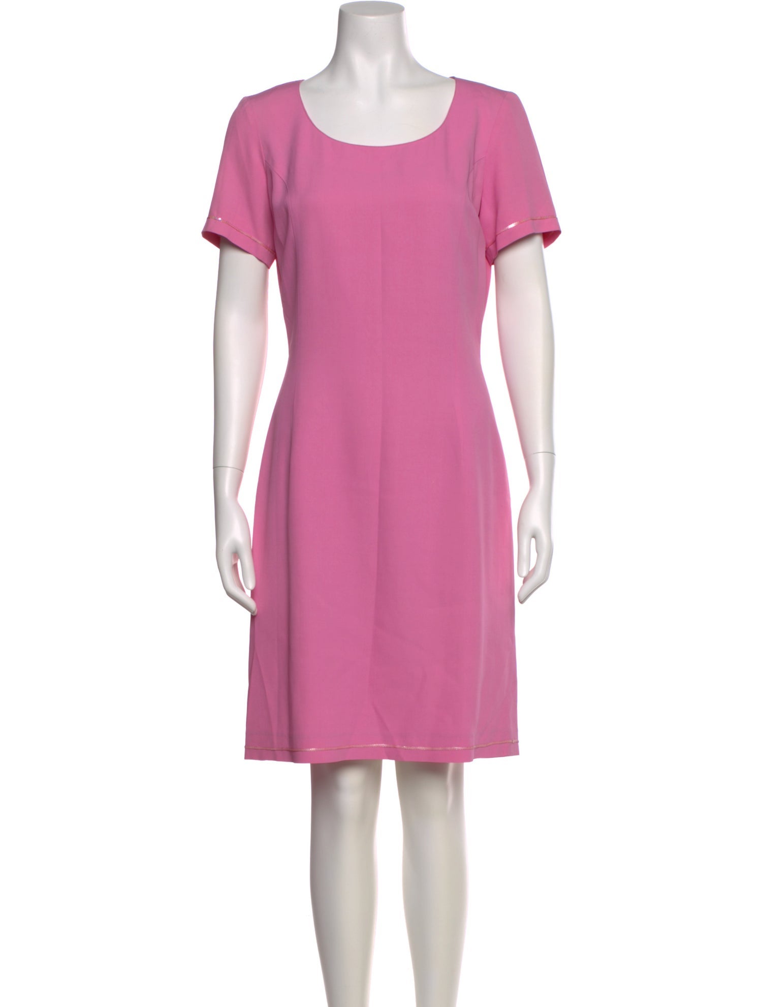 Versus Versace Scoop Neck Knee-Length Dress