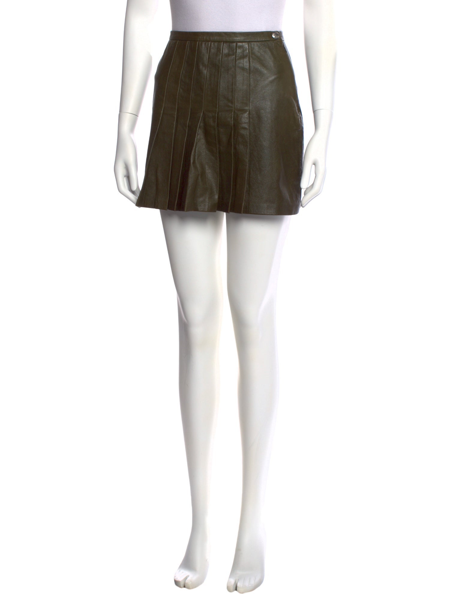 Versus Versace Leather Mini Skirt