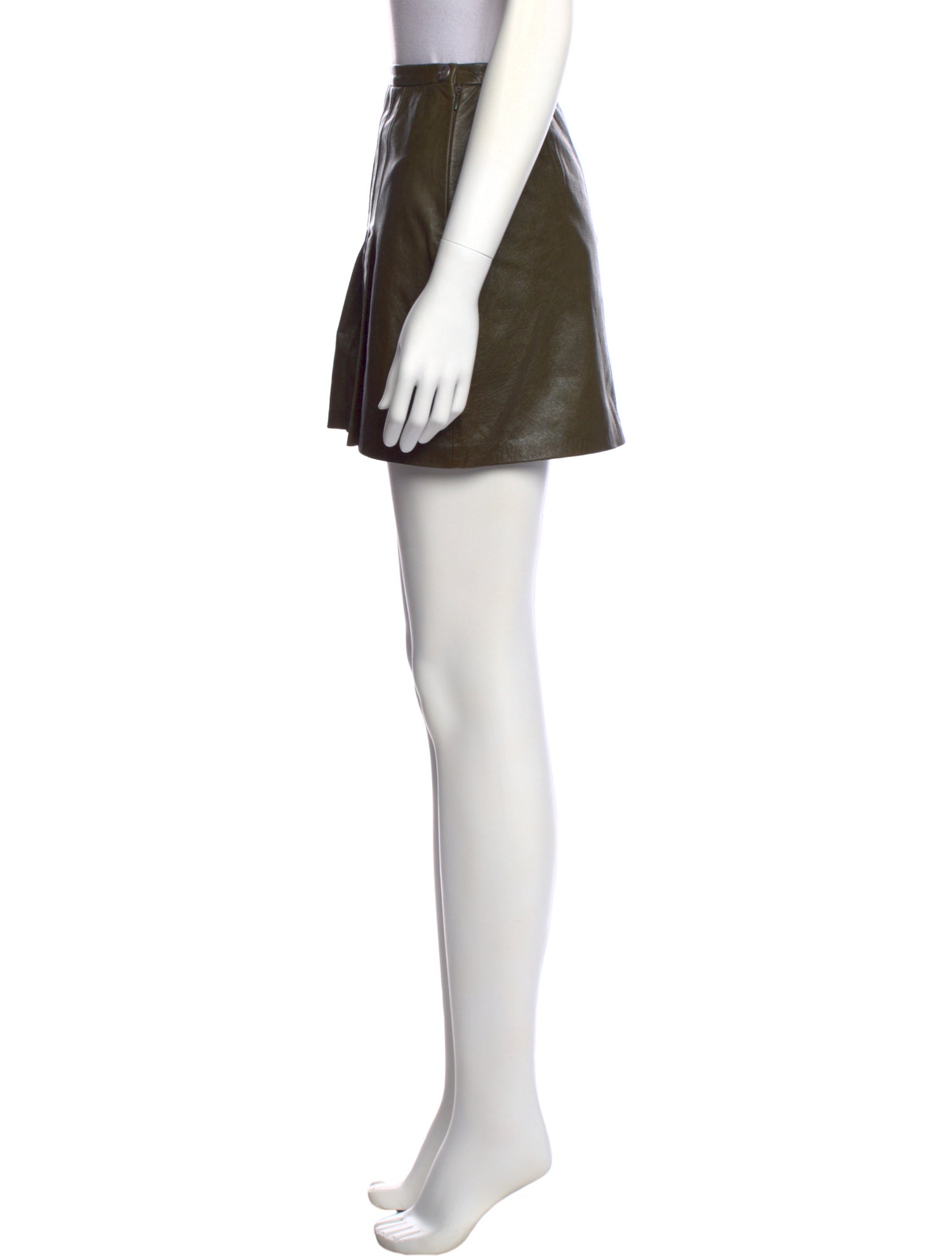 Versus Versace Leather Mini Skirt