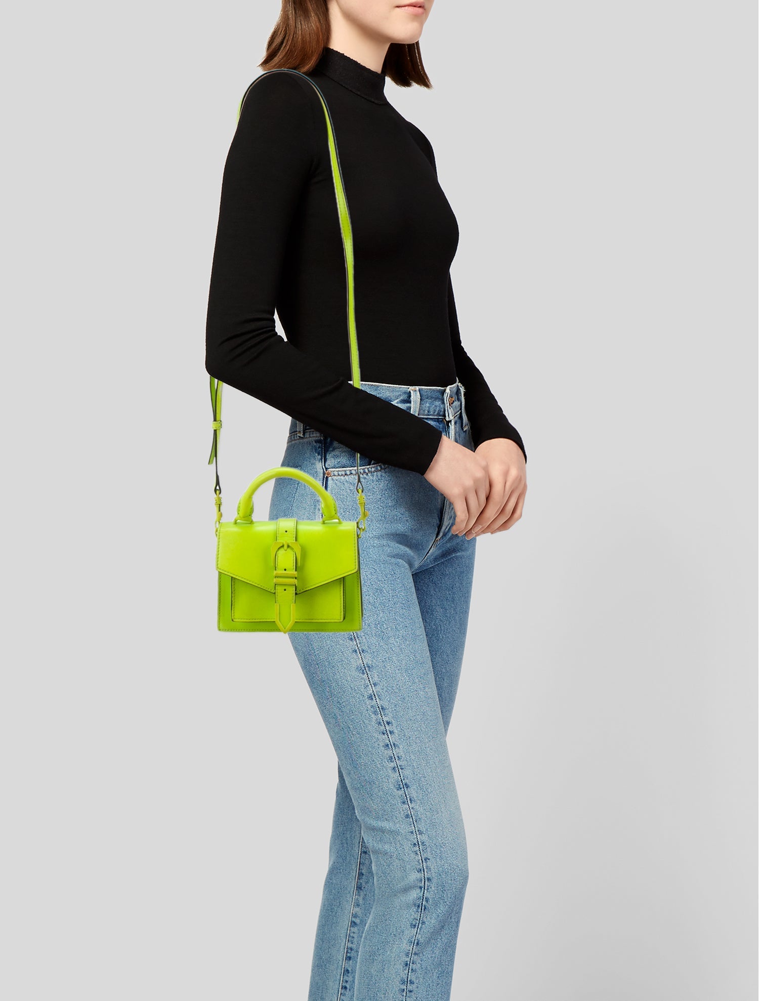 Versus Versace Leather Top Handle Bag