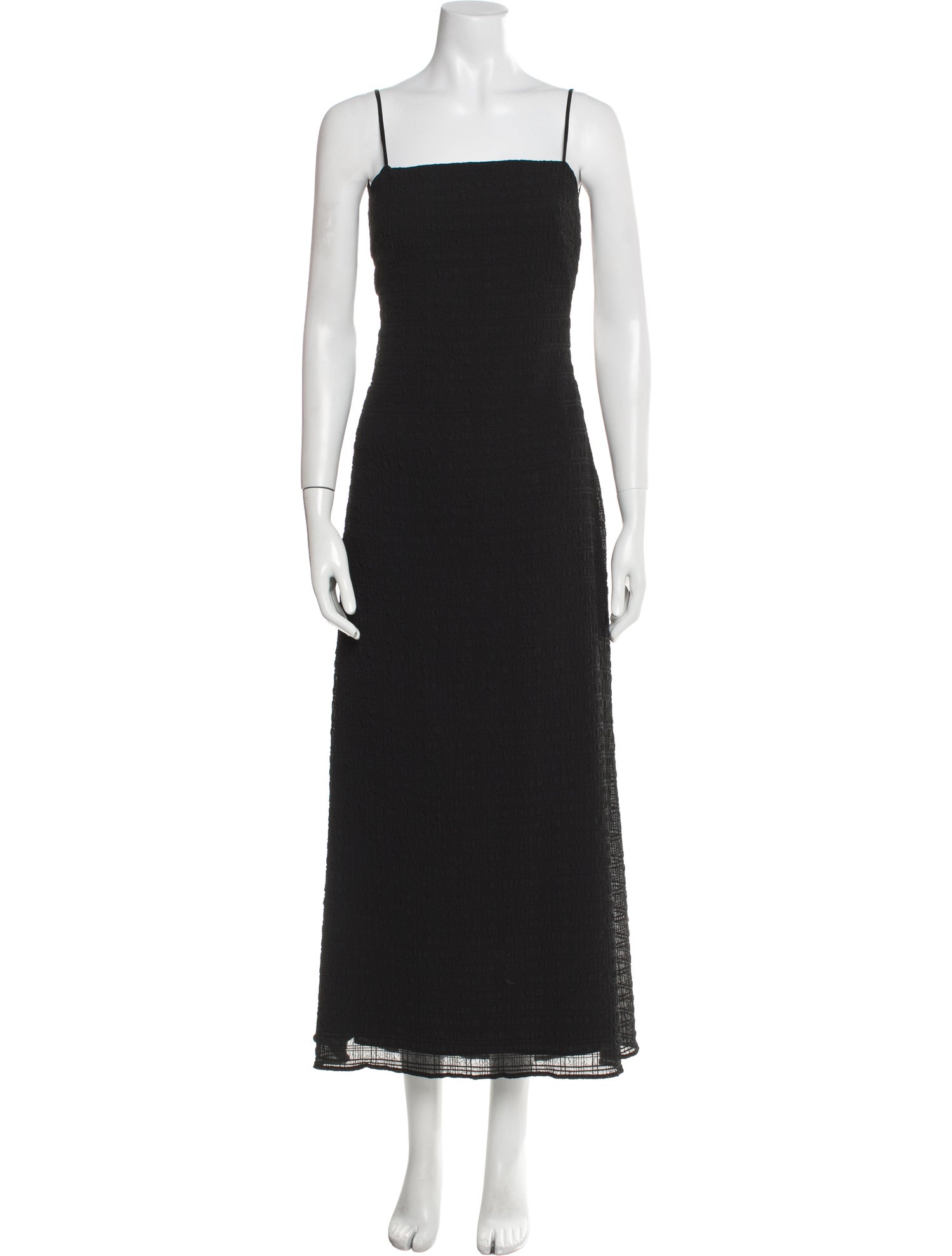 Versus Versace Square Neckline Long Dress