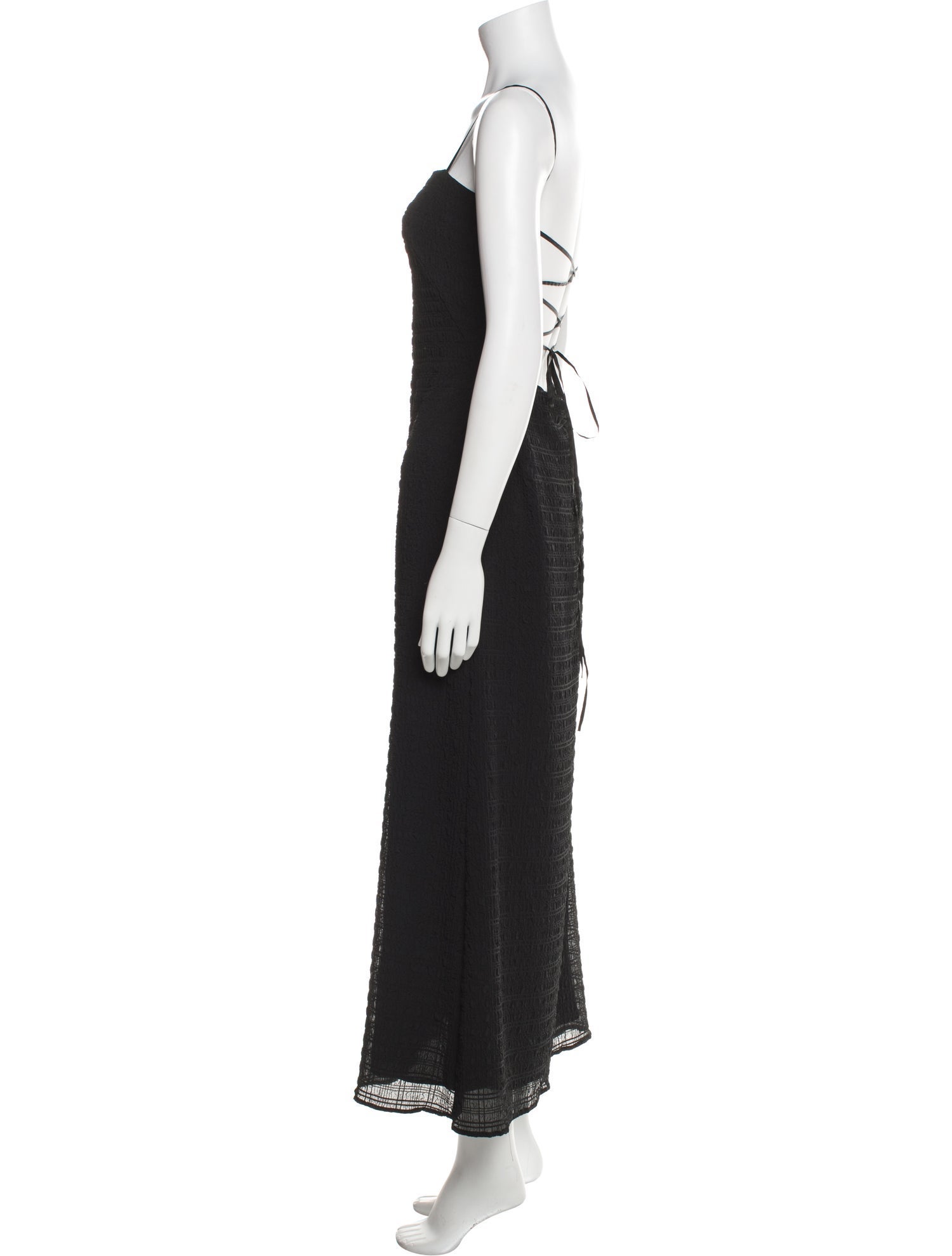 Versus Versace Square Neckline Long Dress