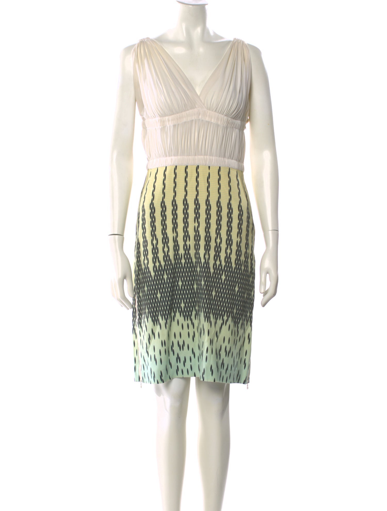 Versus Versace Striped Knee-Length Dress