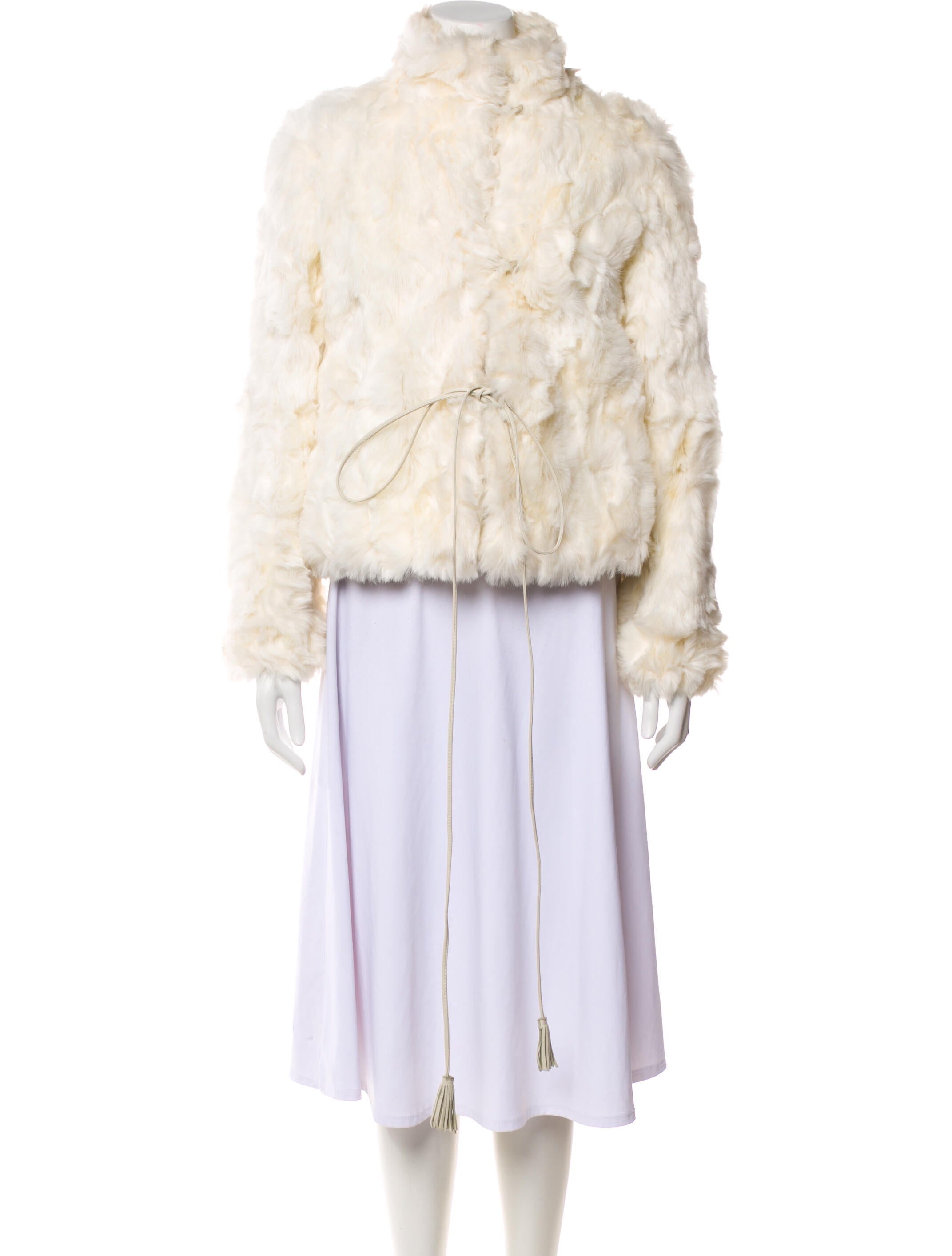 Versus Versace Faux Fur Jacket