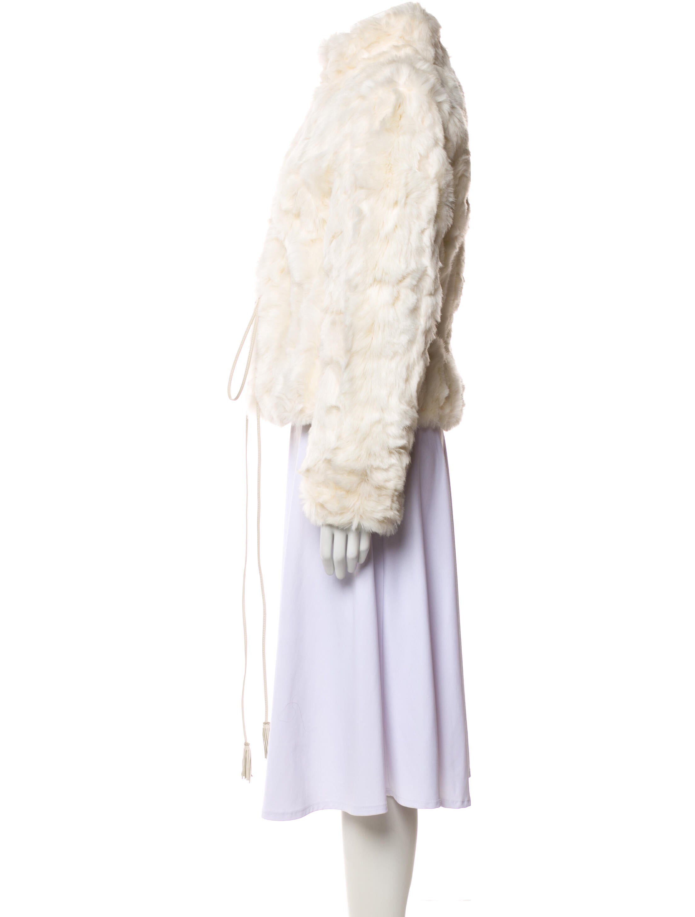 Versus Versace Faux Fur Jacket