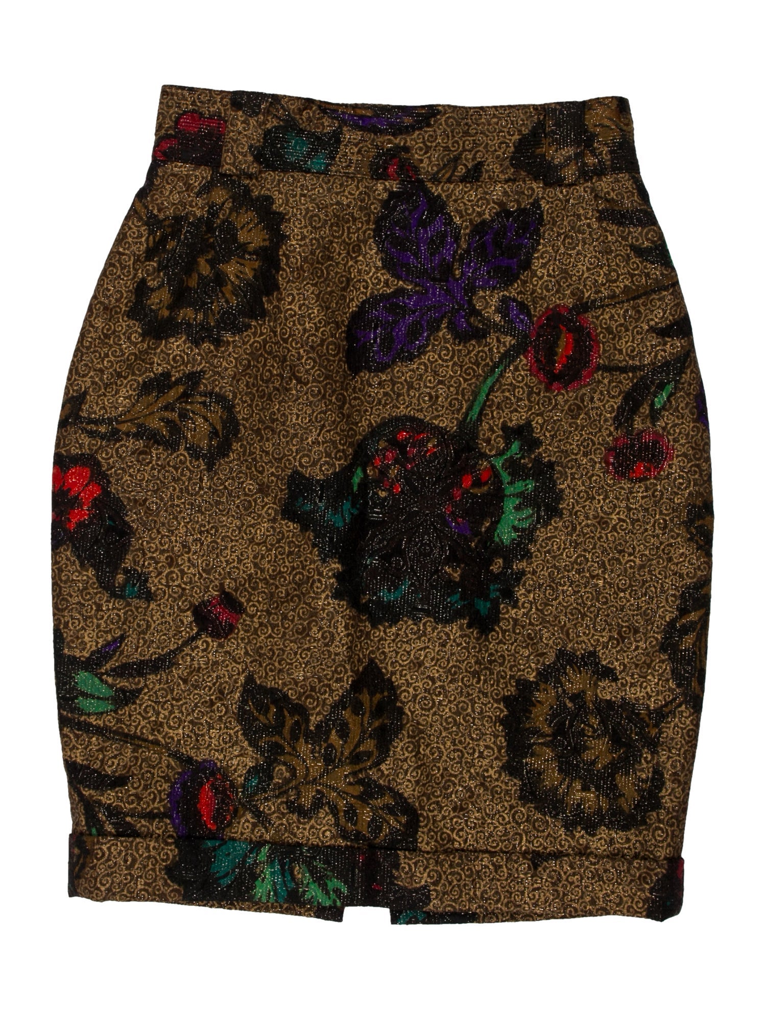 Versus Versace Printed Knee-Length Skirt