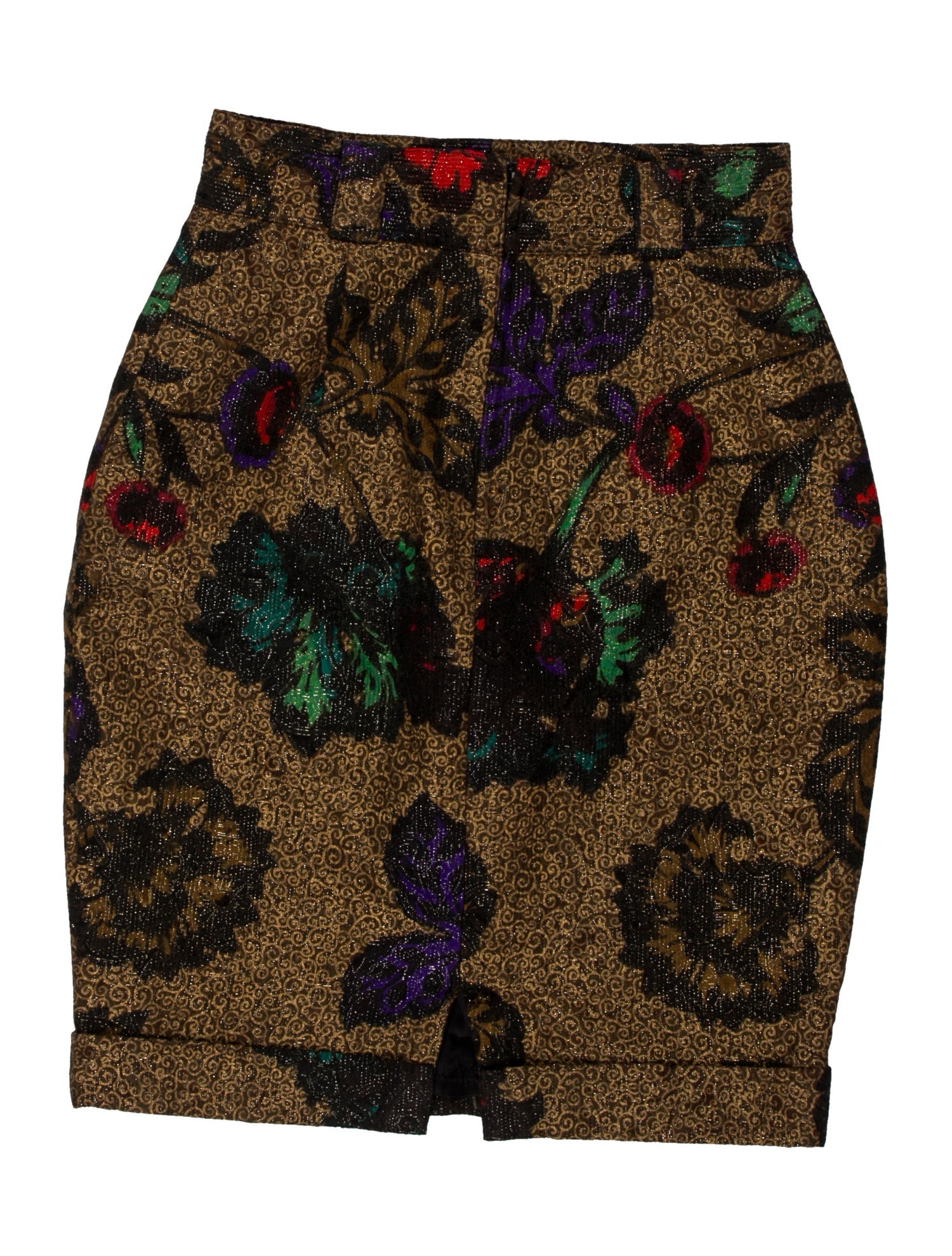 Versus Versace Printed Knee-Length Skirt