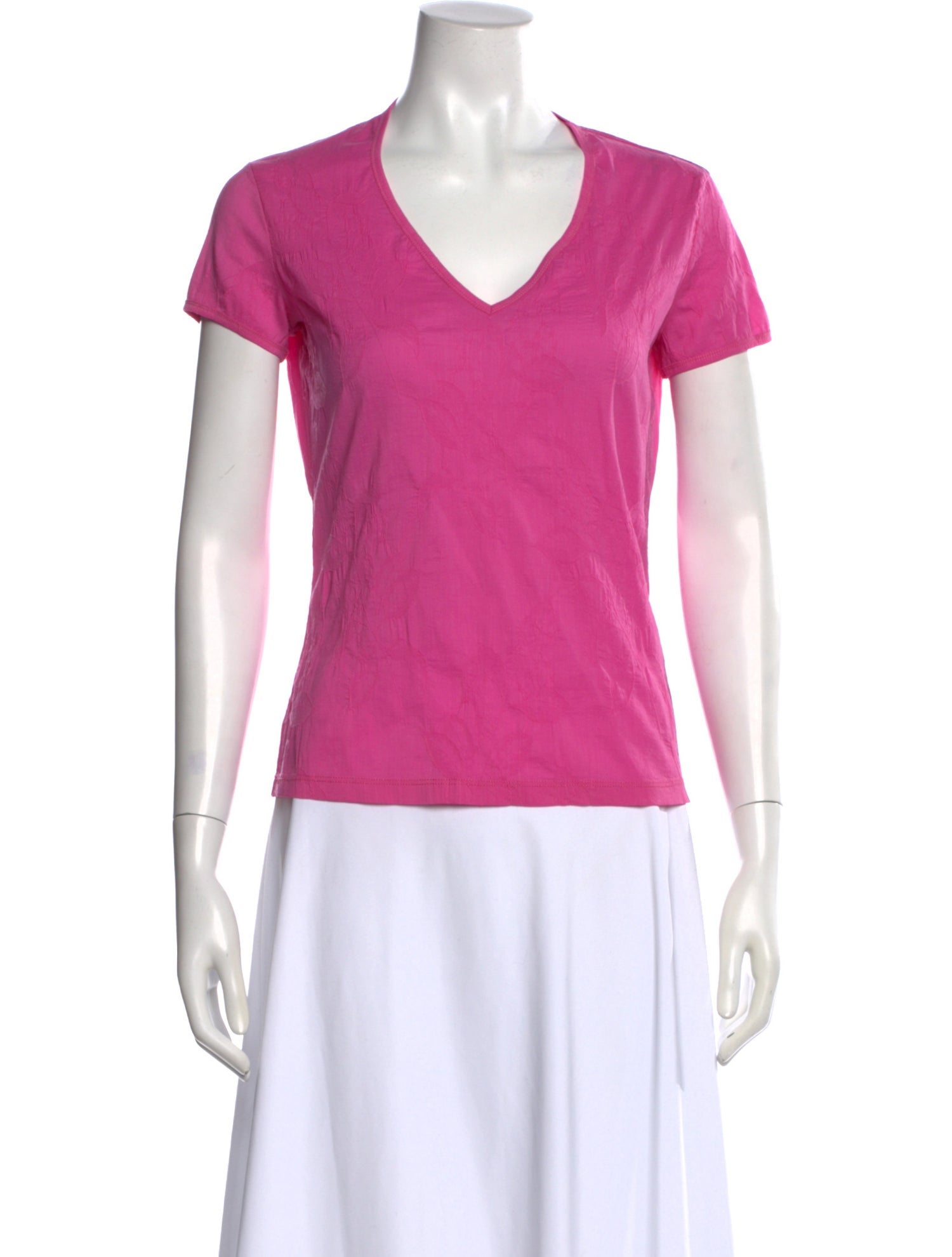 Versus Versace Wool V-Neck T-Shirt