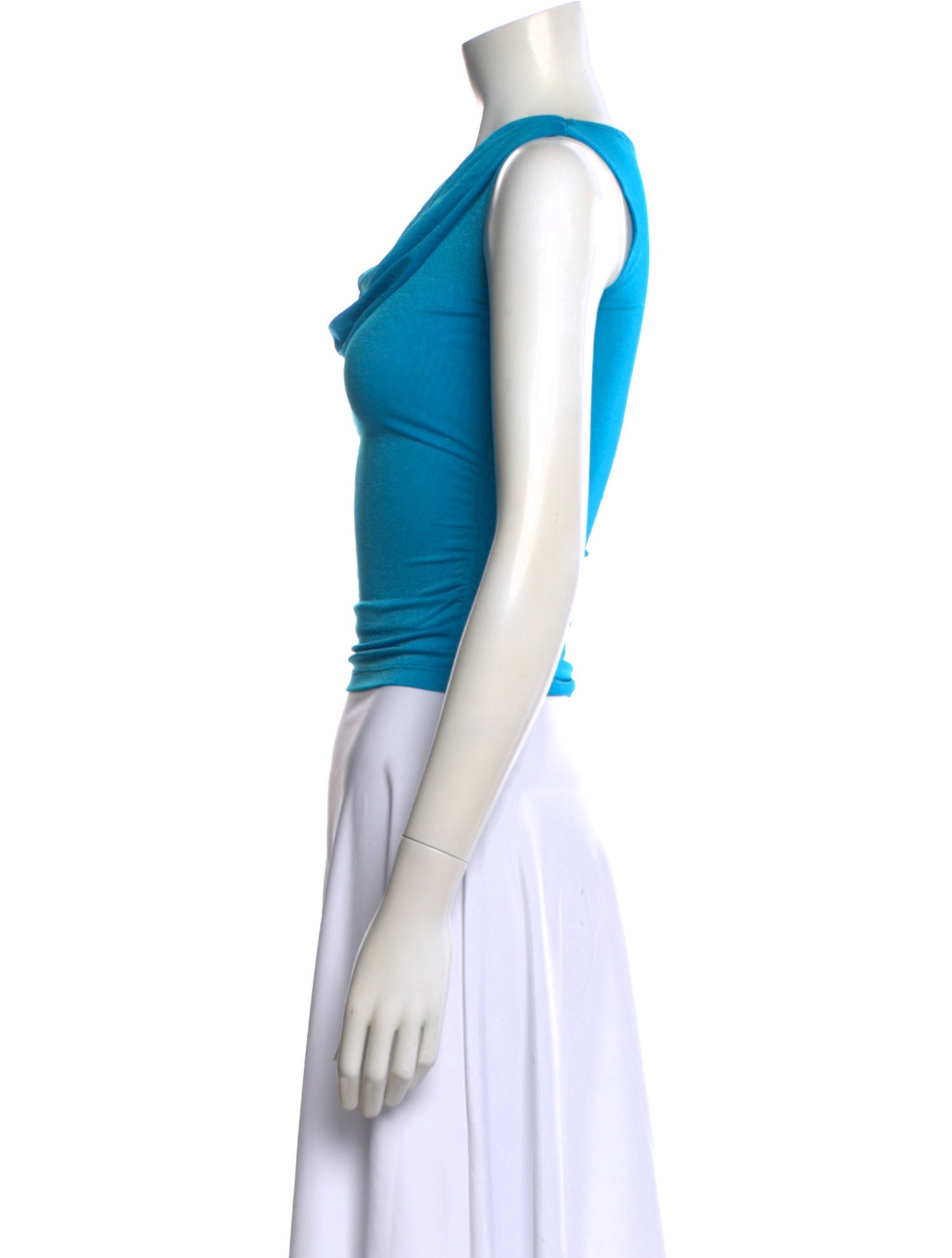 Versus Versace Cowl Neck Sleeveless Top