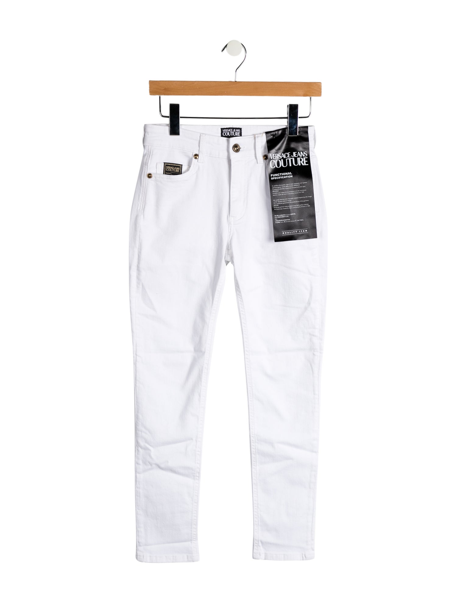 Versace Jeans Couture Mid-Rise Skinny Leg Jeans