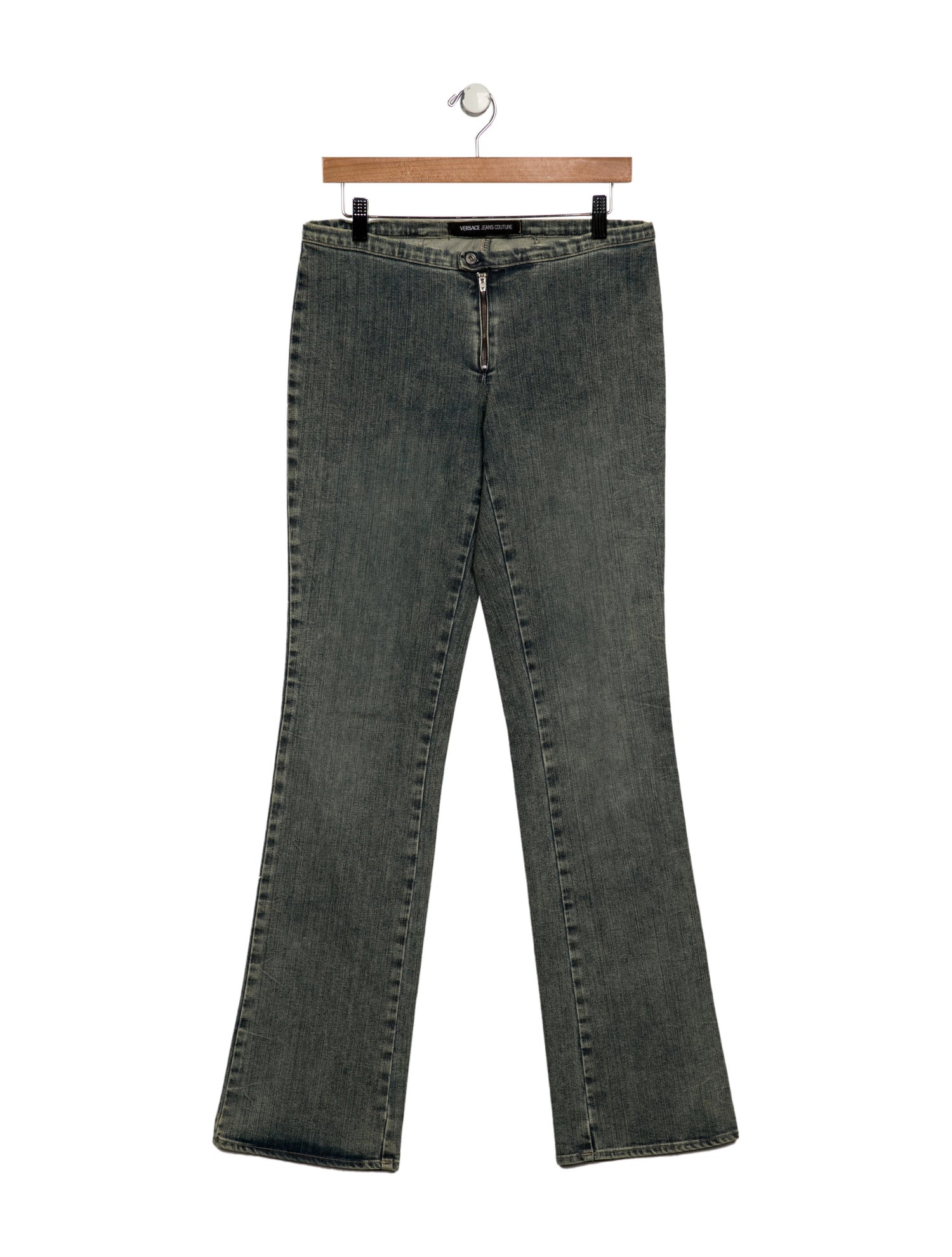 Versace Jeans Couture Mid-Rise Wide Leg Jeans