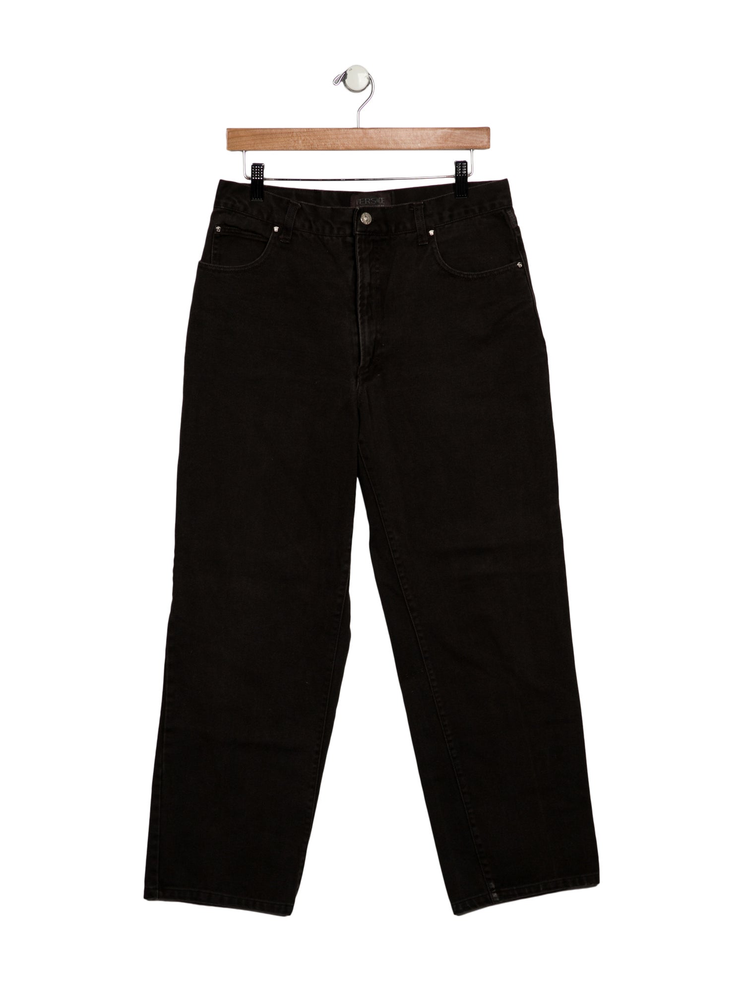 Versace Jeans Couture Mid-Rise Straight Leg Jeans