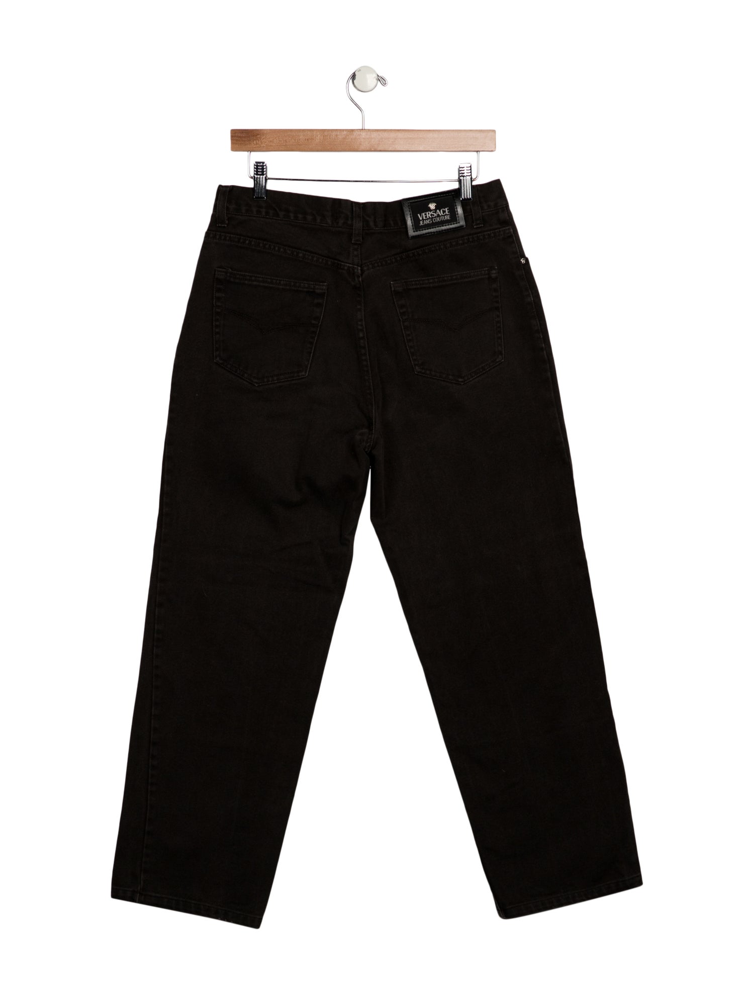 Versace Jeans Couture Mid-Rise Straight Leg Jeans