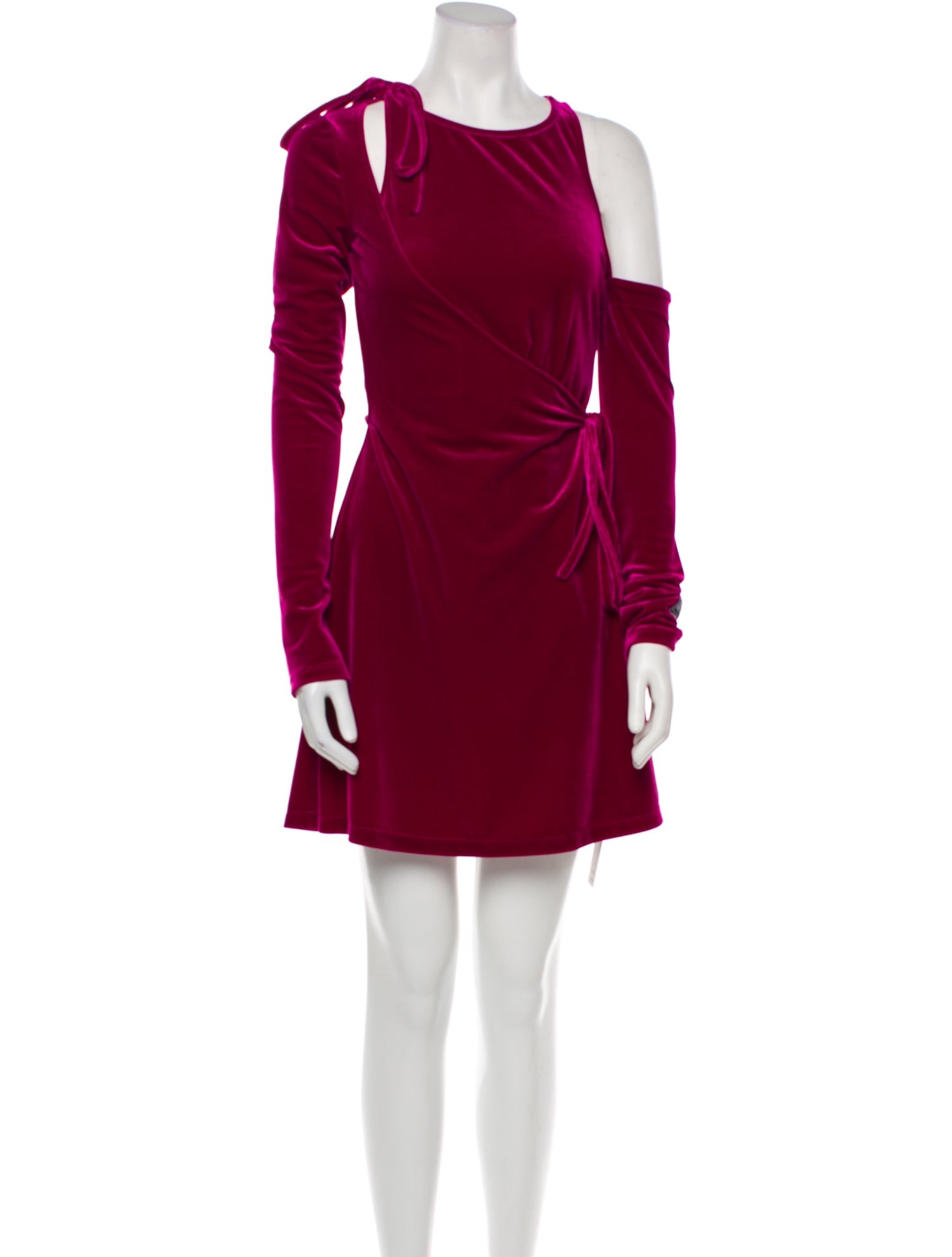 Versace Jeans Couture Crew Neck Long Dress